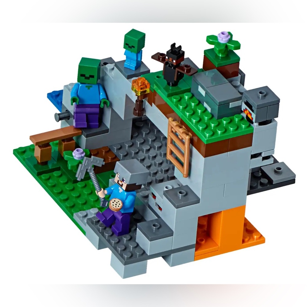 LEGO Minecraft The Zombie Cave #21141 
Opened and Built Set - Picture 8 of 9